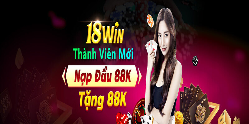 18WIN mang đến nhiều chương trình khuyến mãi hấp dẫn